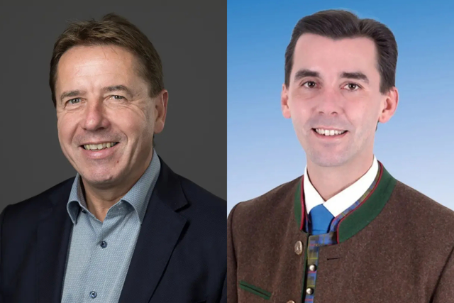 FPÖ-Chef Erwin Angerer und FPÖ-Generalsekretär Josef Ofner. | Foto: Fotomontage: Privat/FPÖ