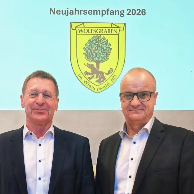 Christian Rothbauer (Vizebürgermeister) und Christian Lautner (Bürgermeister) | Foto: Gem. Wolfsgraben