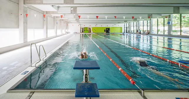 Das AYA-Hallenbad ist ab 16 Uhr wieder für Besucherinnen und Besucher geöffnet. | Foto: Stadt Salzburg/ A. Killer