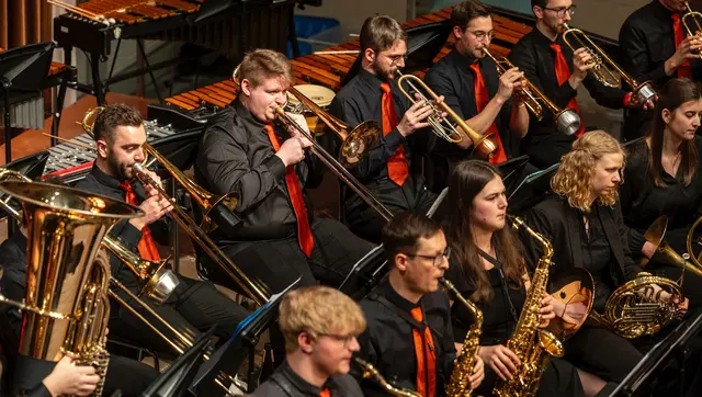 Das Sinfonische Blasorchester Freistadt bei einem Konzert. | Foto: SBO Freistadt