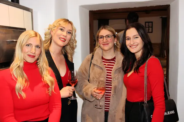 Gute Laune war Trumpf beim gemeinsamen Essen in Gaisfeld | Foto: Cescutti