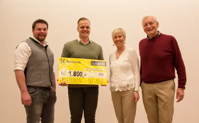 Der Spendenbeitrag wurde erfolgreich übergeben. | Foto: Andrea Dürlinger