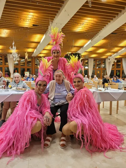 Im Haus Neubau der Häuser zum Leben in der Schottenfeldgasse 25–27 waren kürzlich die „Herrlichen Damen“ zu Gast.  | Foto: Häuser zum Leben