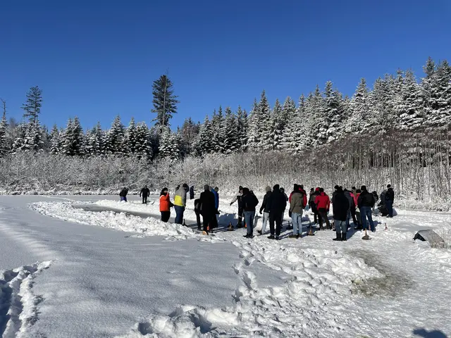 In Reschfeld, Taiskirchen, lässt sich ebenfalls gut Eisstockschießen. | Foto: Gadringer