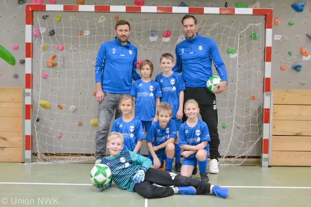 Die Kinder der U9A traten beim Turnier in Niederwaldkirchen an.  | Foto: Union Niederwaldkirchen