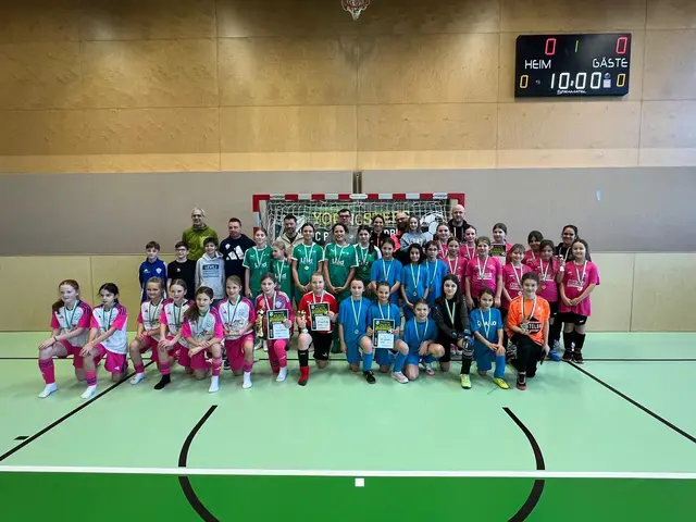 Die Mädels bewiesen beim Mädchen-Hallencup in Friedberg ihr großes fußballerisches Talent. | Foto: zVg