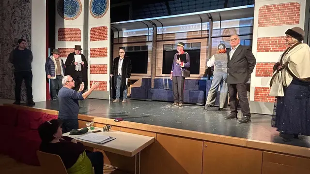 Die Proben für "Mord im Orientexpress" laufen auf Hochtouren.  | Foto: SJB