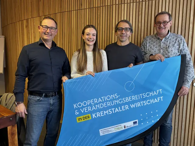Martin Tragler, Victoria Hurth, Thomas Höfer und Thomas Dickbauer (von links) | Foto: Pramberger