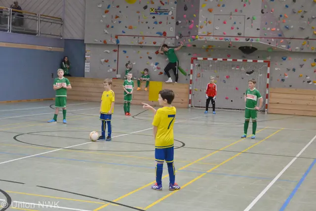 Die Kinder der U9A traten beim Turnier in Niederwaldkirchen an.  | Foto: Union Niederwaldkirchen