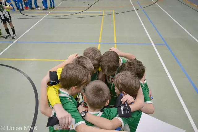 Eingeschworene Truppe: Das Team der U9. 