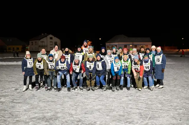 Das Charity Eislaufen am Neudorfer Zapfenteich war ein Riesenerfolg