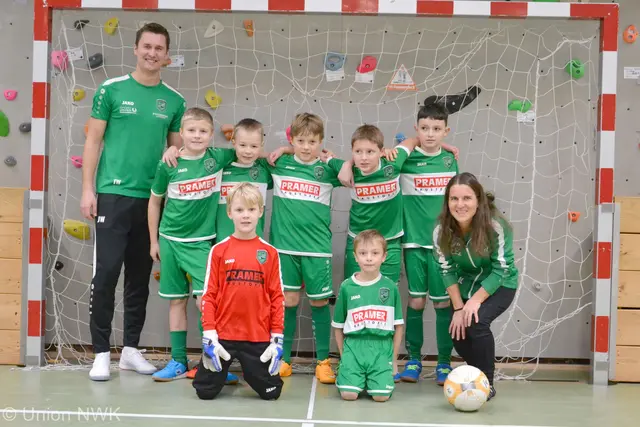 Die Kinder der U9A traten beim Turnier in Niederwaldkirchen an.  | Foto: Union Niederwaldkirchen