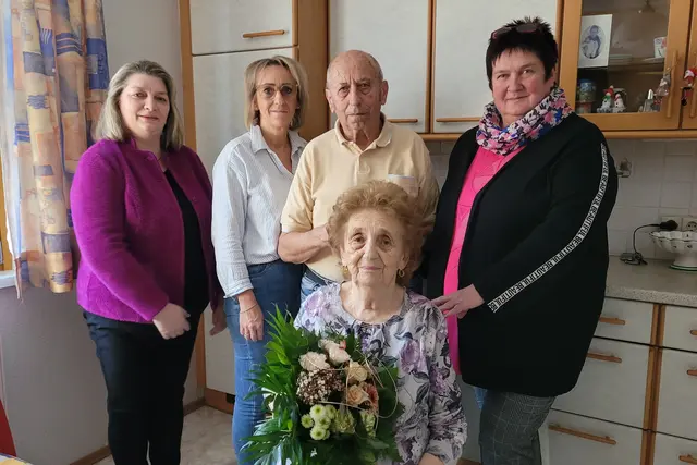 Franz und Maria Hackl aus Gutenbrunn feierten das Fest der Diamantenen Hochzeit. | Foto: Marktgemeinde Gutenbrunn