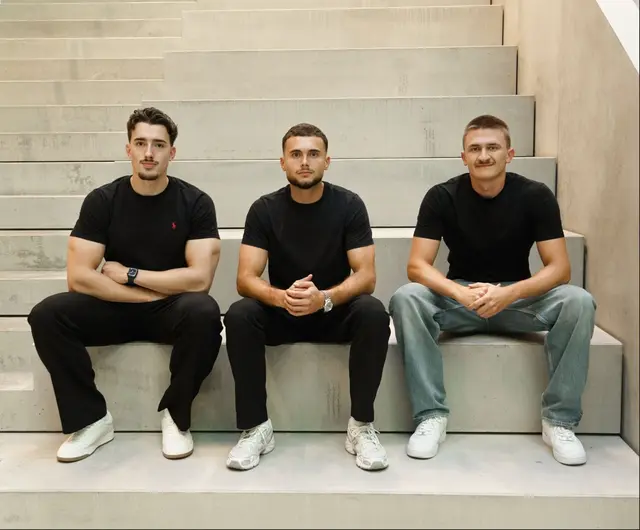 Das Gründerteam: Felix Rieser, Philip Panwinkler und Benjamin Besic (v.l.n.r).  | Foto: goai
