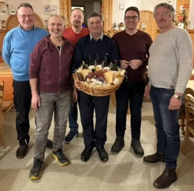 Hannes Nastberger, Gerhard Holzinger, Gemeinderat Alois Leutgeb, geschäftsführender Gemeinderat Robert Lagler sowie Gemeinderat Fritz Müller (v.l.) | Foto: FPÖ Kirchschlag