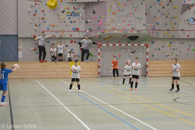 Die Kinder der U9A traten beim Turnier in Niederwaldkirchen an.  | Foto: Union Niederwaldkirchen
