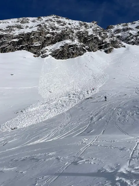 Lawinenabgang in Sportgastein, unterhalb des Saleskogel (2.680 m) 13. Jänner 2026. | Foto: © Robert Lindenebner