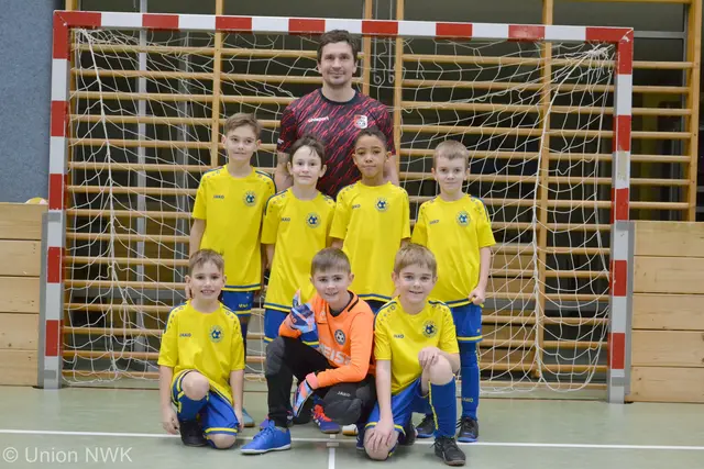 Die Kinder der U9A traten beim Turnier in Niederwaldkirchen an.  | Foto: Union Niederwaldkirchen