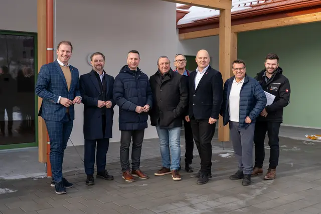 Der SPÖ-Landtagsklub besuchte den neuen Hauptpflegestützpunkt in Minihof-Liebau, der im April an den Start gehen soll.  | Foto: SPÖ