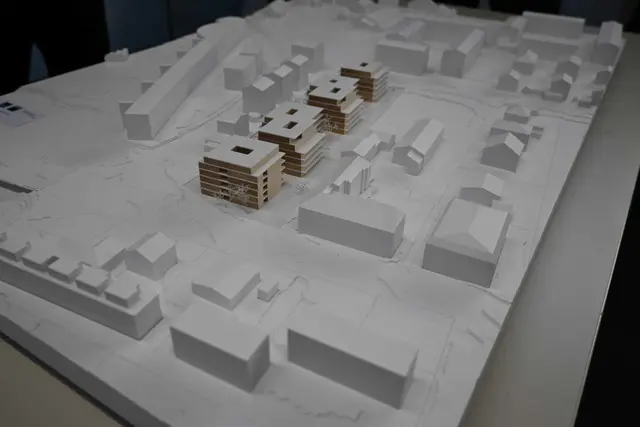 Insgesamt werden sechs Baukörper entstehen.  | Foto: Königer