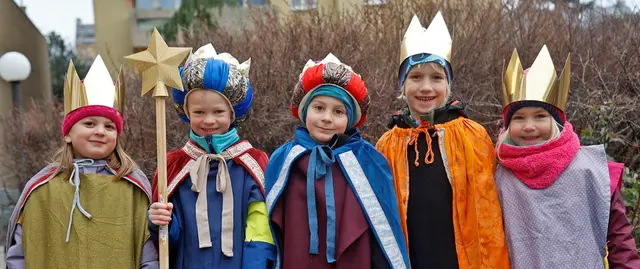 Im 15. Bezirk waren rund 120 Kinder und Jugendliche mit mehr als 45 Begleitern aus den Pfarren Akkonplatz, Hildegard Burjan und Reindorf als Sternsinger unterwegs. | Foto: z.V.g