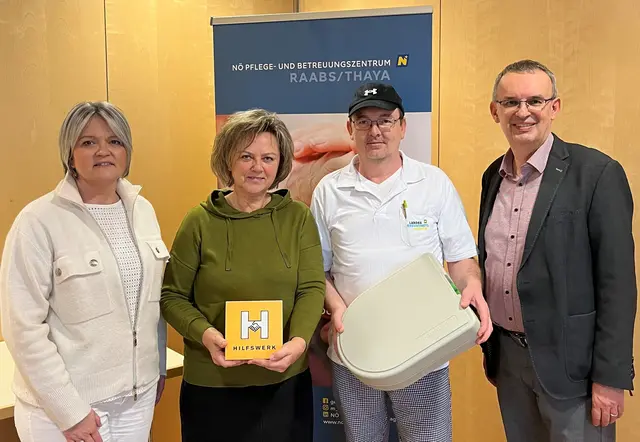 Monika Mayrhofer, Brigitte Bauer, Harald Ledwinka und Rudolf Mayer (v.l.) | Foto: PBZ Raabs
