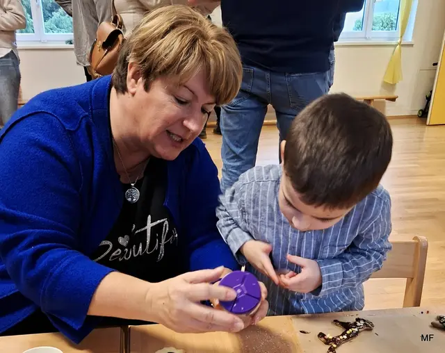 Bürgermeisterin Maria Skazel ist stolz auf die Kinderbetreuung in ihrer Gemeinde. | Foto: Fauth Maria