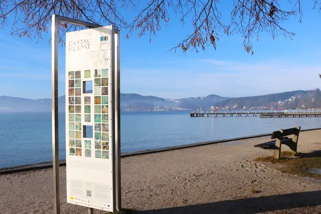 KLIMT ist in Seewalchen überall präsent.