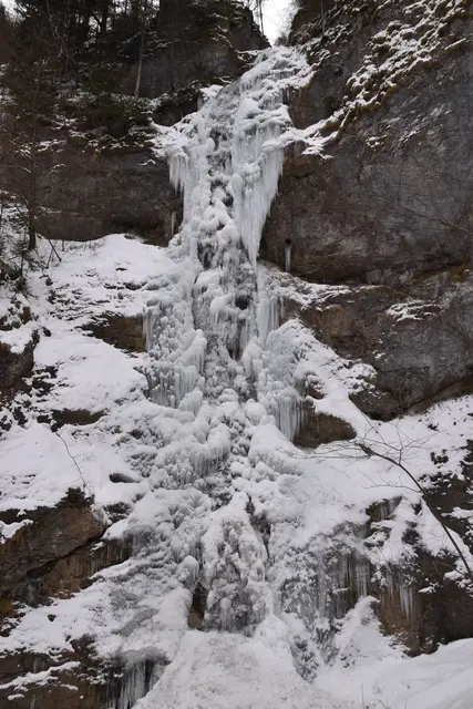 Der zugefrorene Schleierfall in Gaming | Foto: Roland Mayr/MeinBezirk Scheibbs