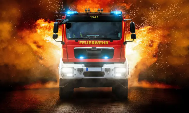 Das Land NÖ fördert 13 neue Feuerwehrautos. (Symbolfoto) | Foto: Adobe Stock 334410546 - Andrea Glatzer