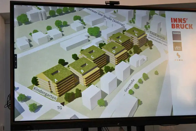 Im Baufeld F wird die Tigewosi einziehen. Das Restgrundstück wird sich im Eigentum der Pema/UBM befinden. In Bauteil A und B wird es ein Kinderbildungsangebot geben. | Foto: Königer