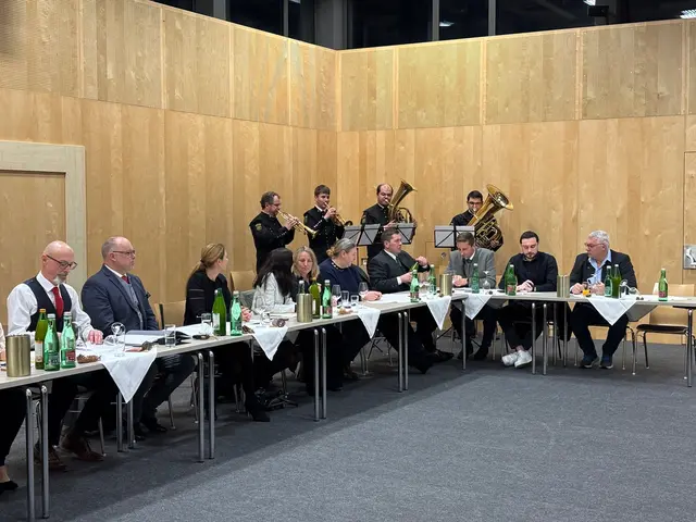 Ein Ensemble der Bergkapelle Piberstein sorgte für die musikalische Umrahmung. | Foto: MeinBezirk/Harald Almer