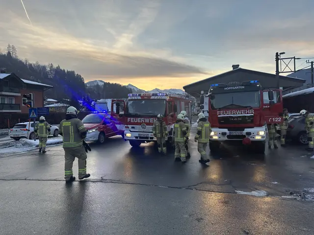 Die Freiwillige Feuerwehr Hopfgarten rückte mit etwa 20 Einsatzkräften aus. | Foto: ZOOM.TIROL