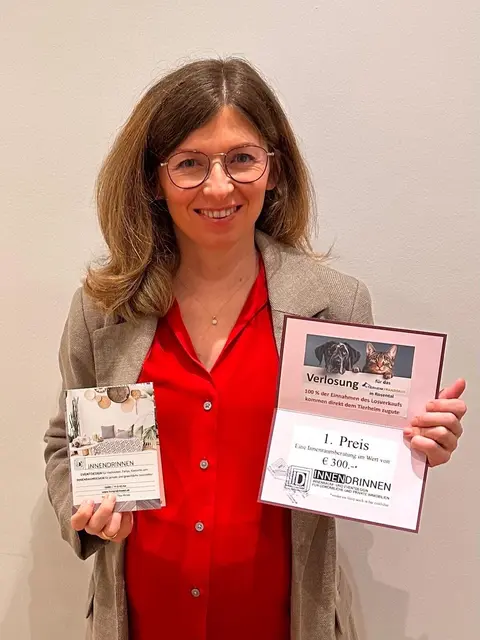 Der 1. Preis war eine Innenraumberatung von Tina Moser im Wert von 300 Euro. | Foto: Moser