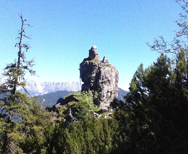 Kraftort für Bgm. Brugger: Adam und Eva am Gaisberg. | Foto: Krimbacher