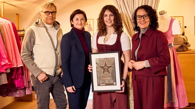 Sophia Wesenauer aus Fuschl am See hat sich den Titel „Lehrling des Monats Jänner“ mehr als verdient. | Foto: WKS/Andreas Hechenberger