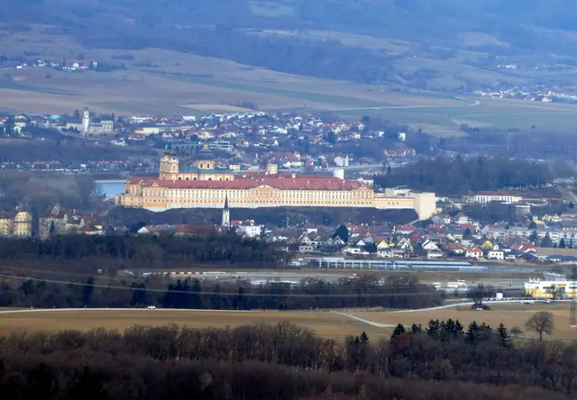 Herrlicher Blick auf das Stift Melk