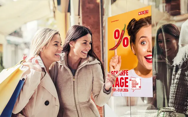 Feuerrote Schoten weisen den Weg zu den besten Angeboten: Die ‚Scharfen Tage‘ bringen Tirols Fachhandel zum Glühen. | Foto: WKO