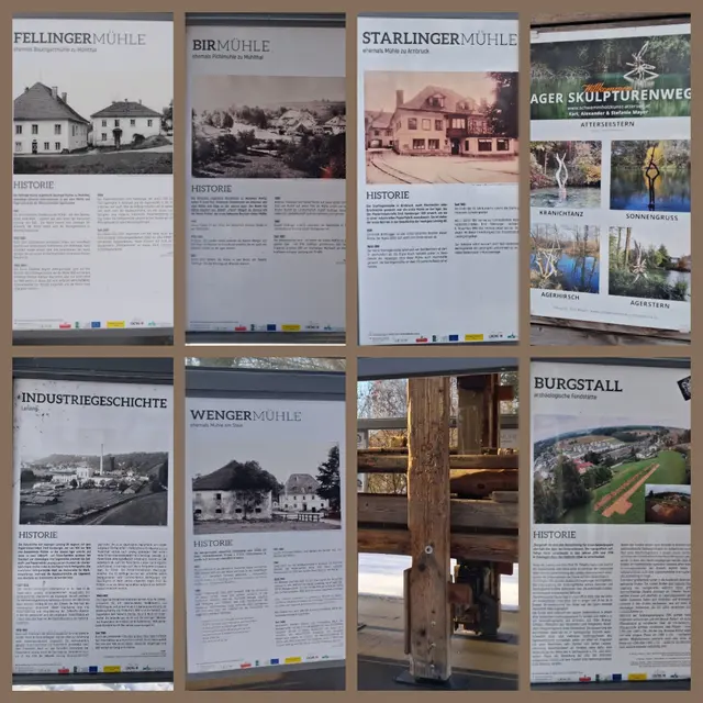....viel wissenswertes und interessantes gibt es hier zu lesen, über die Geschichte der Mühlen und Industrie.