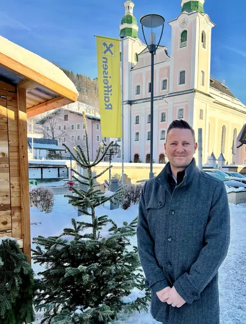 Bgm. Andreas Brugger im Ortszentrum. | Foto: Brugger