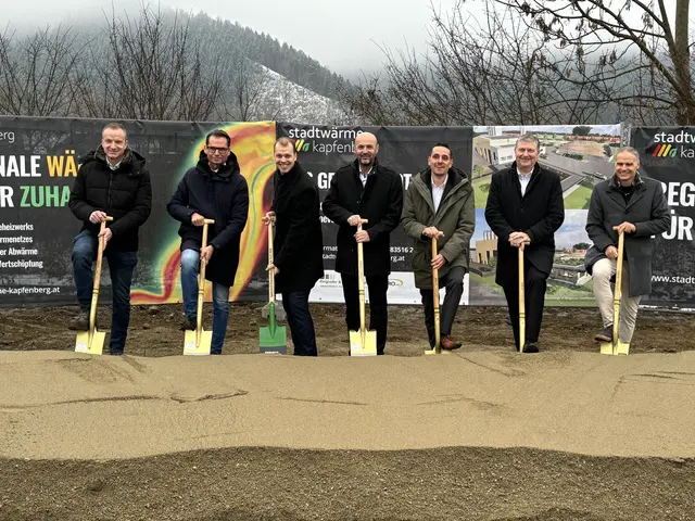 Spatenstichfeier für das neue Biomasseheizwerk in der Kapfenberger Krottendorfer Straße. | Foto: MeinBezirk/Angelika Kern