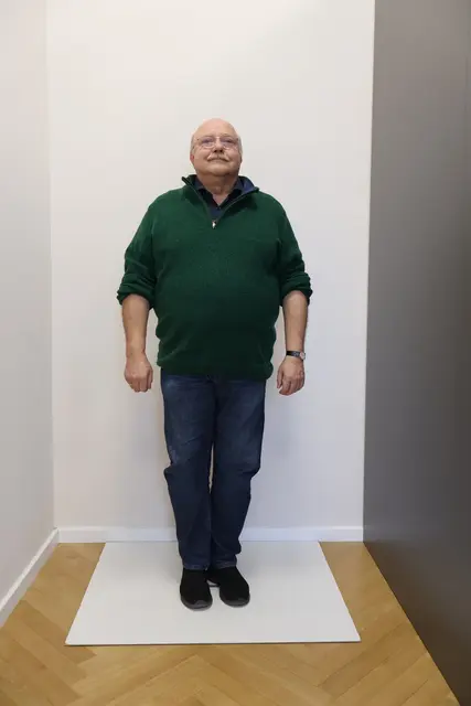 Marian Pilarski vor seiner Stoffwechseltherapie – mit 108 Kilo fehlte ihm oft die Ausdauer im Alltag.