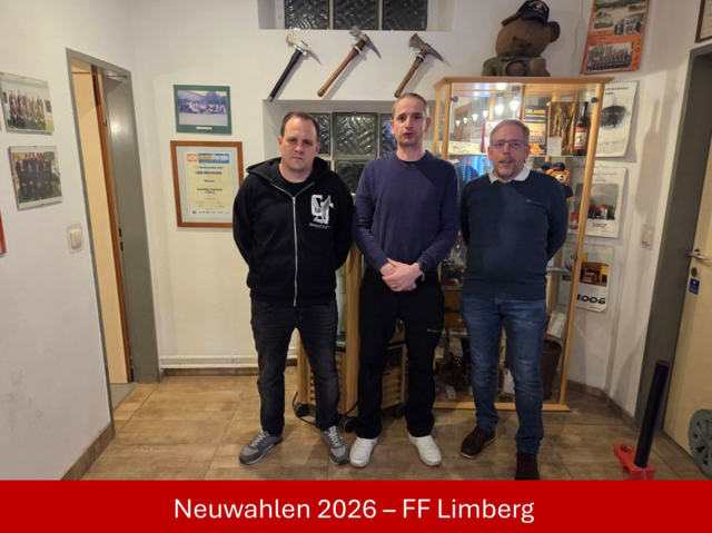Limberg: Michael Steinschaden, Thomas Schellenberger, Hannes Cezawa | Foto: BFKDO Hollabrunn