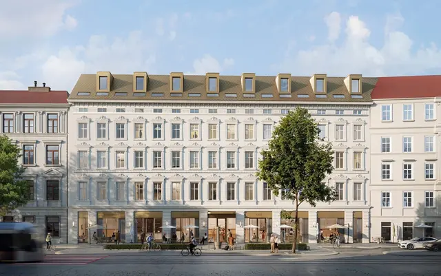 Ein neues Hotel wird in der Wiedner Hauptstraße 52 errichtet. | Foto: JP Immobilien