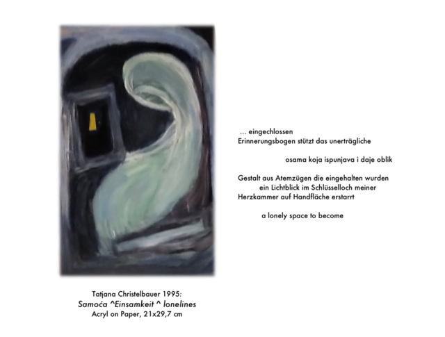 "Samoca" Werk von Tatjana Christelbauer (1995)- "Kunst als Exil" | Foto: Tatjana Christelbauer