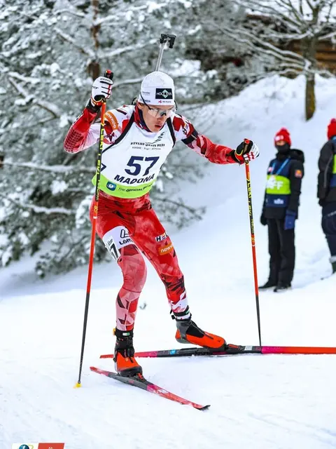 Mit einer fehlerfreien Schießleistung setzte sich Thomas Marchl beim IBU Junior Cup in Lettland an die Spitze. | Foto: agris_veckalnins_foto 