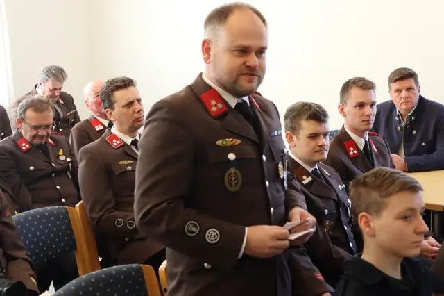 HFM Mario Schriebl beantragte die Entlastung des Kassiers | Foto: Gerhard Langmann