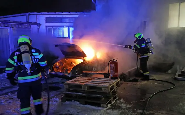 Einsatz am Firmengelände. | Foto: FF/Zeiler