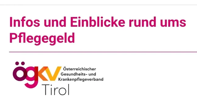 Ögkv Tirol Pflegegeld Fortbildung von 8-17 Uhr | Foto: Ögkv Tirol 