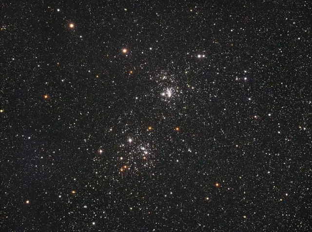 Der Doppesternhaufen im Perseus | Foto: Günter Kleinschuster